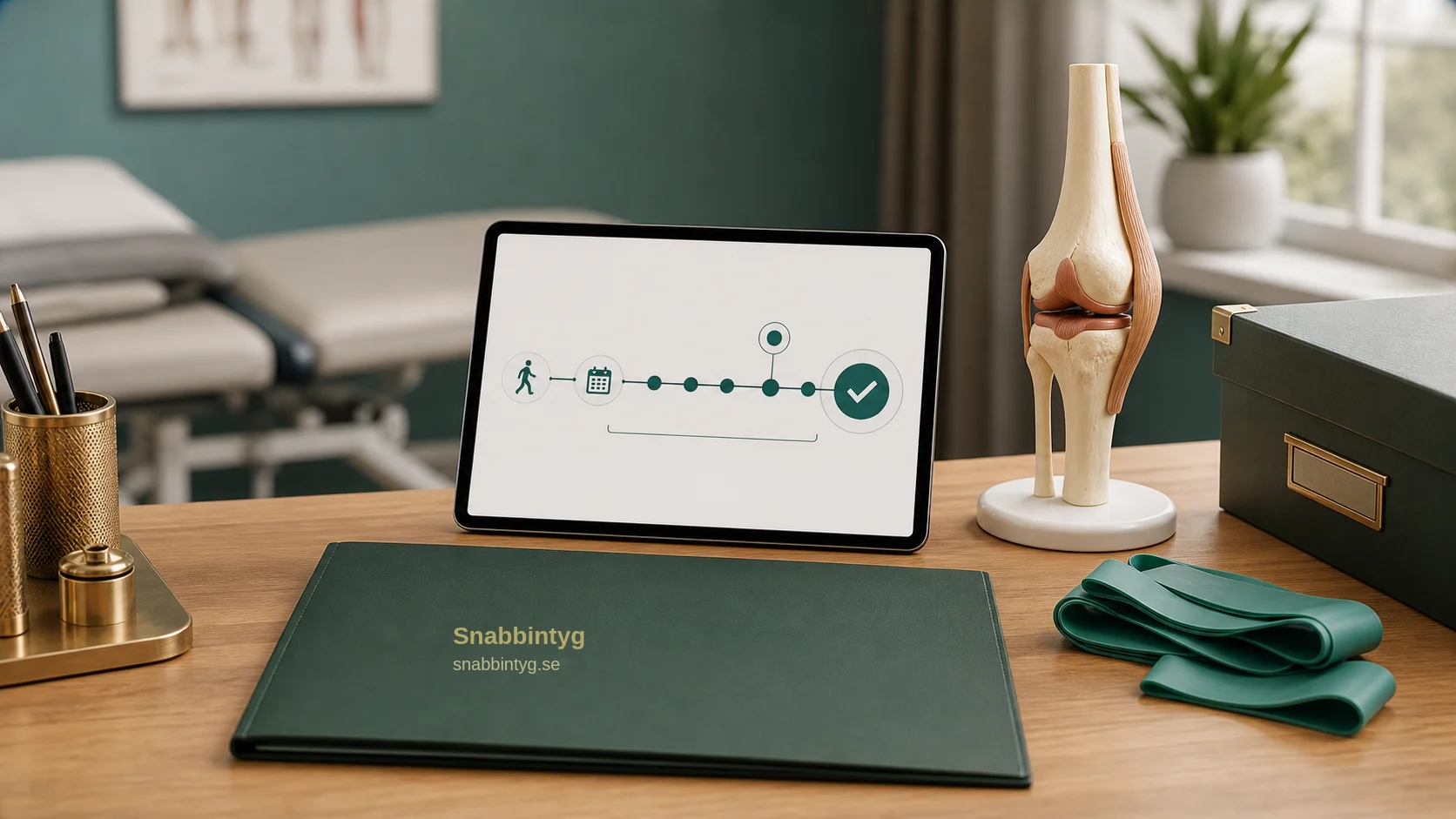 Tidslinje för när medicinsk invaliditet kan bedömas efter rehabilitering.